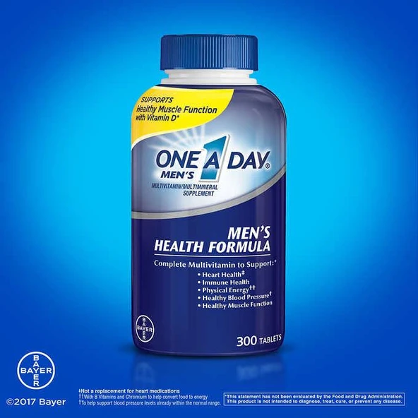 One A Day Men's Multivitamin 300 Tablet ürün görseli 1