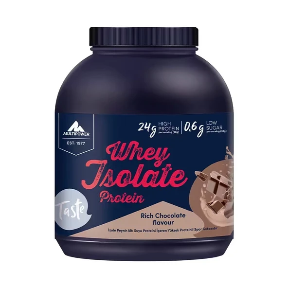 Multipower %100 Whey Isolate Protein 2000 gr - Çikolata ürün görseli 1