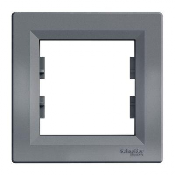 Schneider Asfora Tekli Çerçeve Çelik EPH5800162 ürün görseli 1