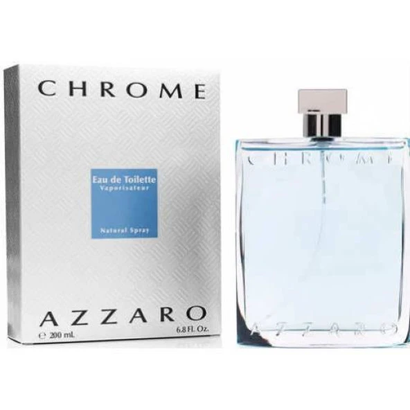 Azzaro Chrome EDT 200ML Erkek Parfümü ürün görseli 1