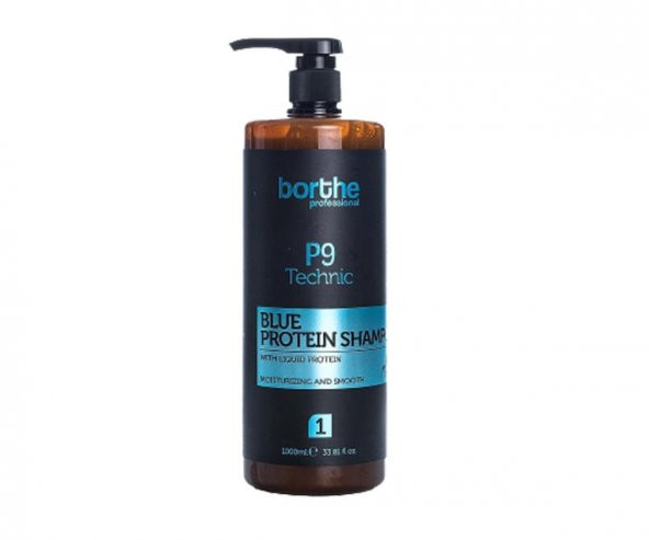 Borthe P9 Technic Blue Protein Şampuan No:1 1000ml ürün görseli 1