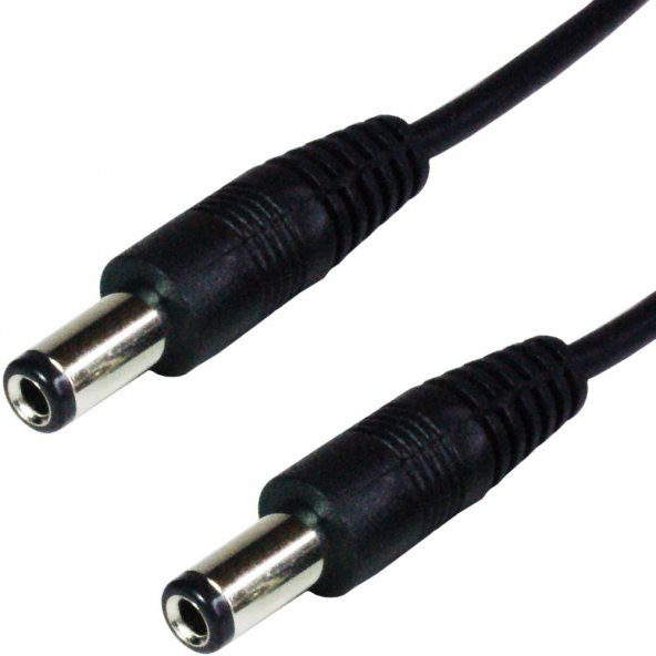 DC 5.5x2.1 mm Erkek - Erkek Kablo - 40 cm ürün görseli 1