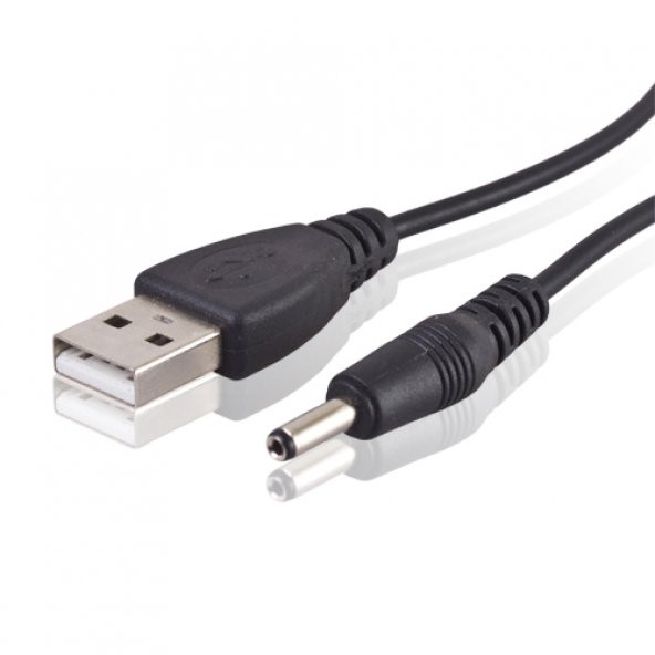 USB to DC 3.5x1.35 mm Güç Kablosu 1 Metre ürün görseli 1