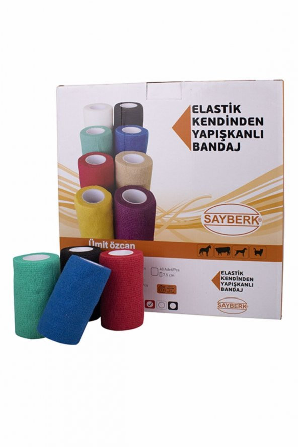 10 X 4,5 Mt Kendinden Yapışkanlı Elastik Bandaj (30 Adet) ürün görseli 1