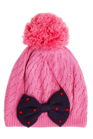 Kız Bebek Papyonlu Pembe Bere 1159 ürün görseli 1