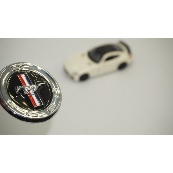 DK Ford Mustang 2.3T GT500 Krom Metal Bagaj Logo Arma Amblem ürün görseli 1