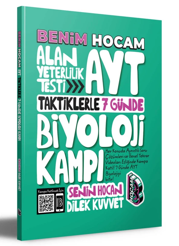 Benim Hocam Ayt Biyoloji Taktiklerle 7 Günde Kampı 2023 ürün görseli 1