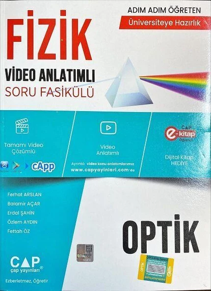 Fizik Optik Konu Anlatımlı Soru Bankası Çap ürün görseli 1
