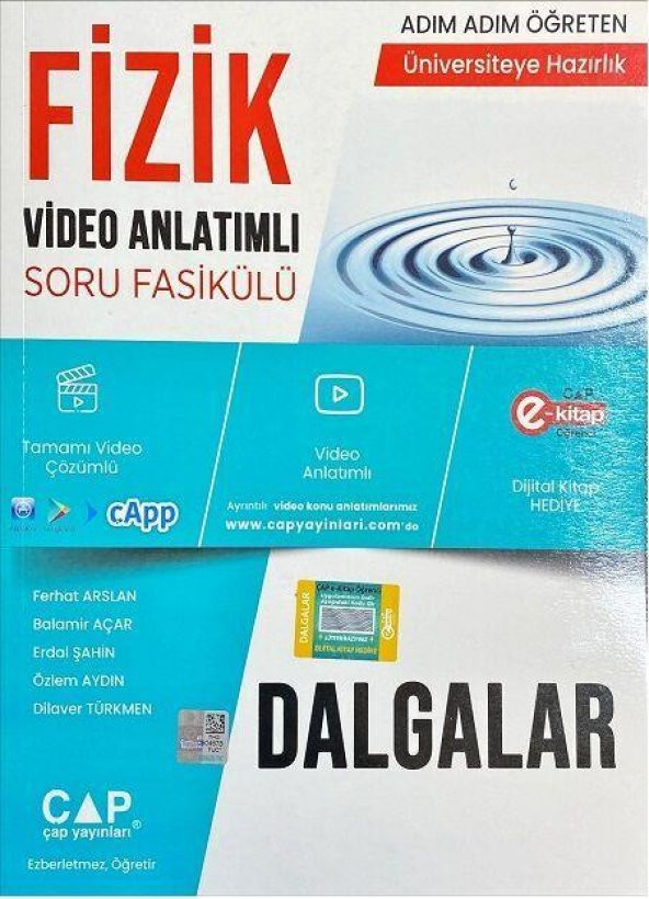 Fizik Dalgalar Konu Anlatımlı Soru Bankası Çap Yayınları ürün görseli 1