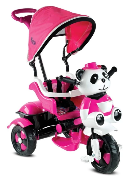Babyhope 127 Little Panda 3 Tekerlekli İtmeli Bisiklet - Resim 3