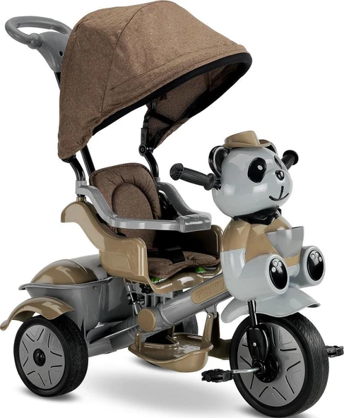 Babyhope 127 Little Panda 3 Tekerlekli İtmeli Bisiklet - Resim 12