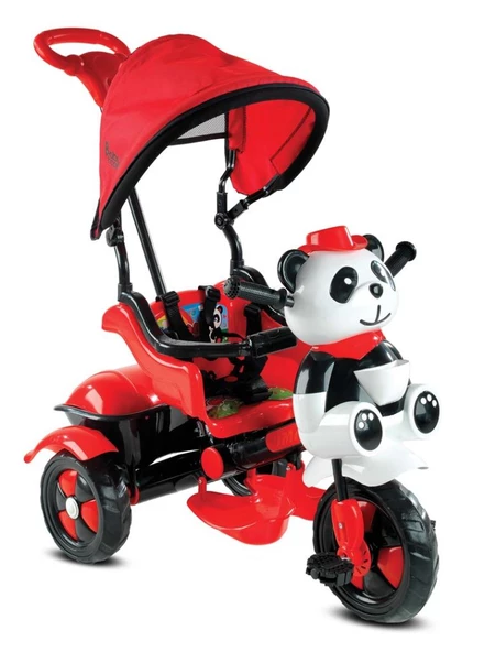 Babyhope 127 Little Panda 3 Tekerlekli İtmeli Bisiklet - Resim 2