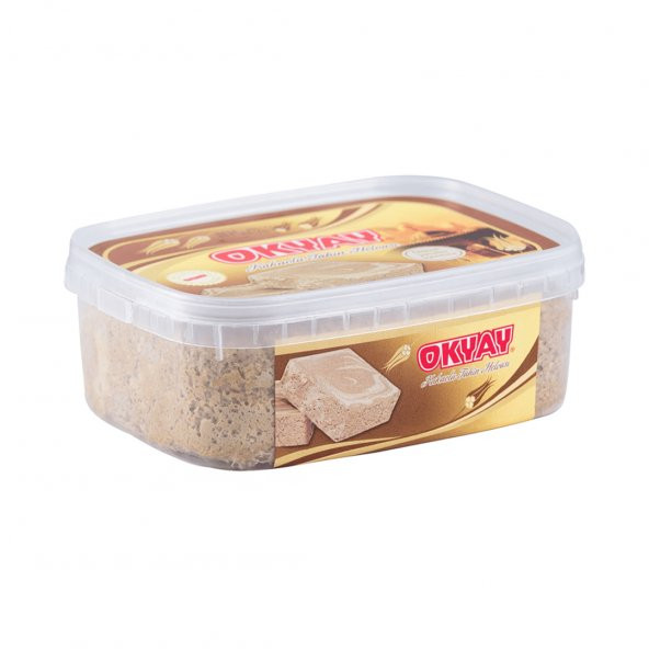 Okyay Plastik Kutu Kakaolu Helva 360 G ürün görseli 1