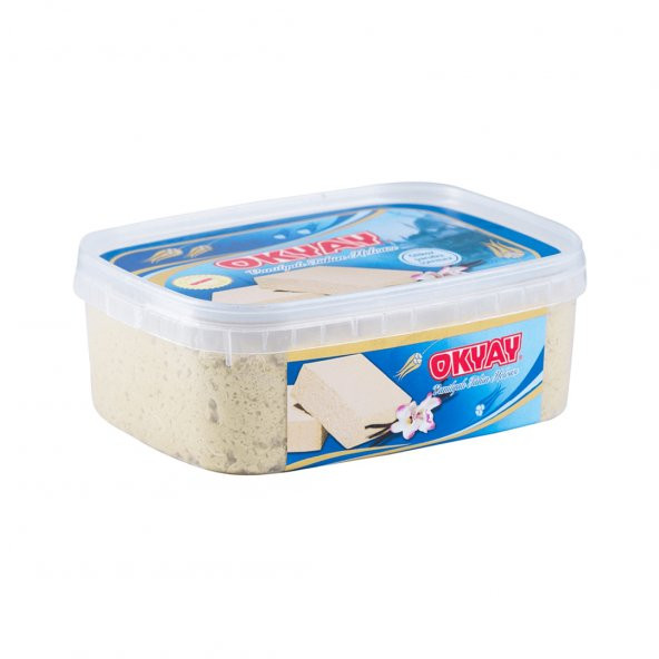 Okyay Plastik Kutu Vanilyalı Helva 360 G ürün görseli 1