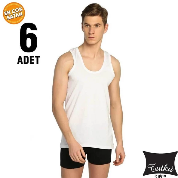 Tutku Erkek 6 lı Atlet ürün görseli 1