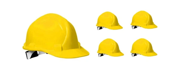 Essafe 1537 Plastik İçlikli Vidalı Deliksiz Baret Sarı 5 Adet ürün görseli 1