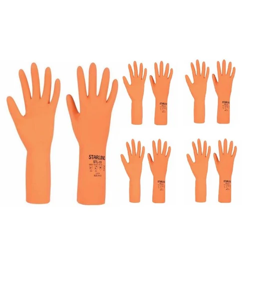 Kimyasal Nitril Eldiven Starline Stl-55 (9-9,5 Numara)5 Çift - Resim 2