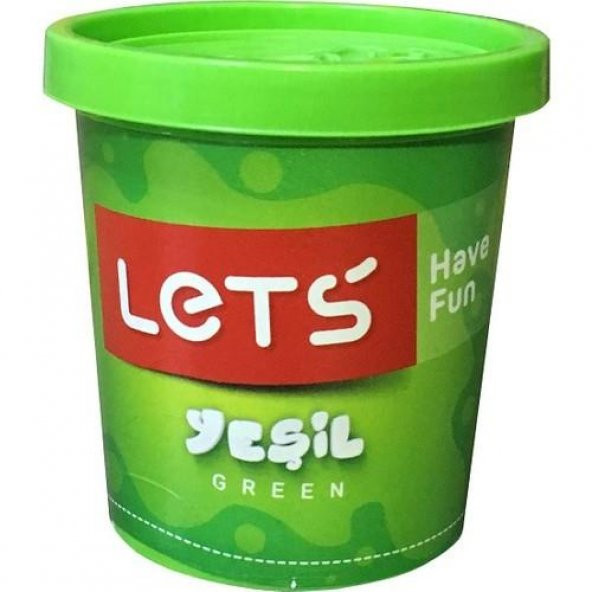 Lets Oyun Hamuru Tek Renk Yeşil 115 GR L8440-4 ürün görseli 1