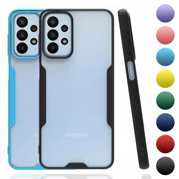 Samsung Galaxy A23 Kılıf Platin Matte Silikon Arka Kapak ürün görseli 1