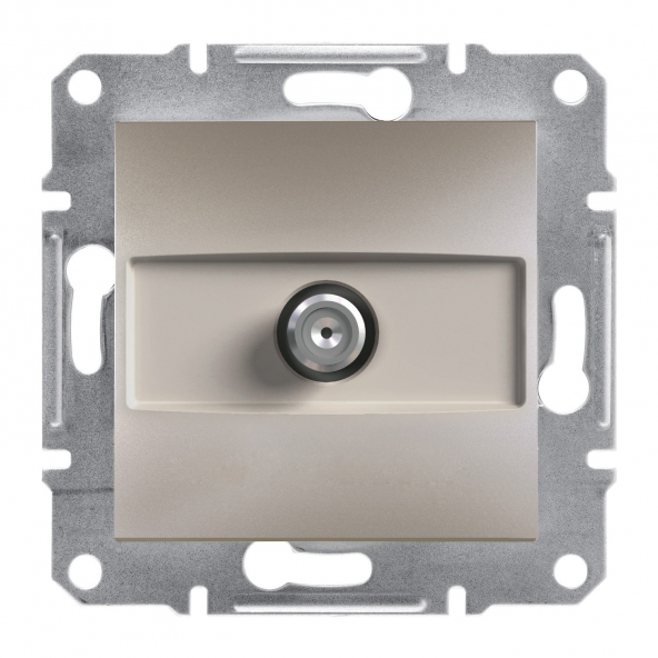 Schneider Asfora SAT Priz SONLU 1DB Bronz EPH3700169 (ÇERÇEVESİZ) ürün görseli 1