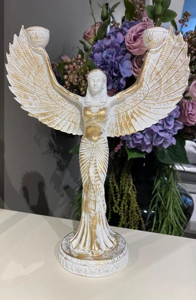 İsis melek kanadı şamdan biblo ürün görseli 1