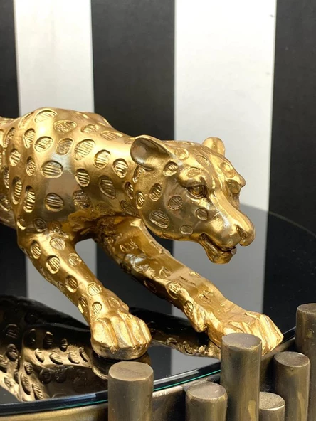 Leopar Dekoratif Biblo - Resim 2
