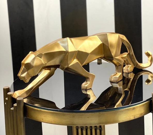KUBİK LEOPAR BİBLO GOLD ürün görseli 1