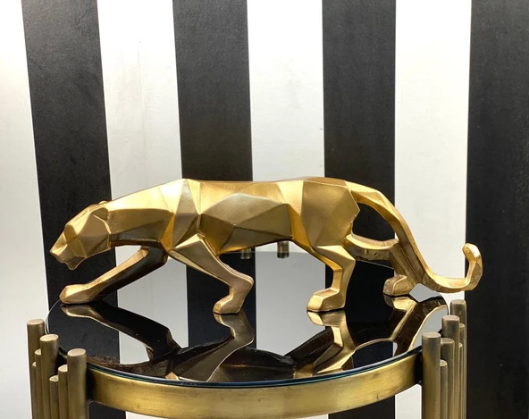 KUBİK LEOPAR BİBLO GOLD - Resim 2