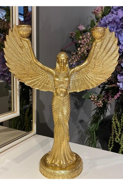 Şamdan Melek Kleopatra Gold ürün görseli 1