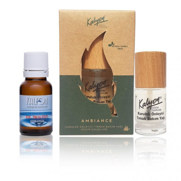 Kalyon Oje Çözücü+Kalyon Bitkisel Kuruluk Önleyici Tırnak Bakım Yağı Kenevir Tohumu Yağı 11 Ml ürün görseli 1