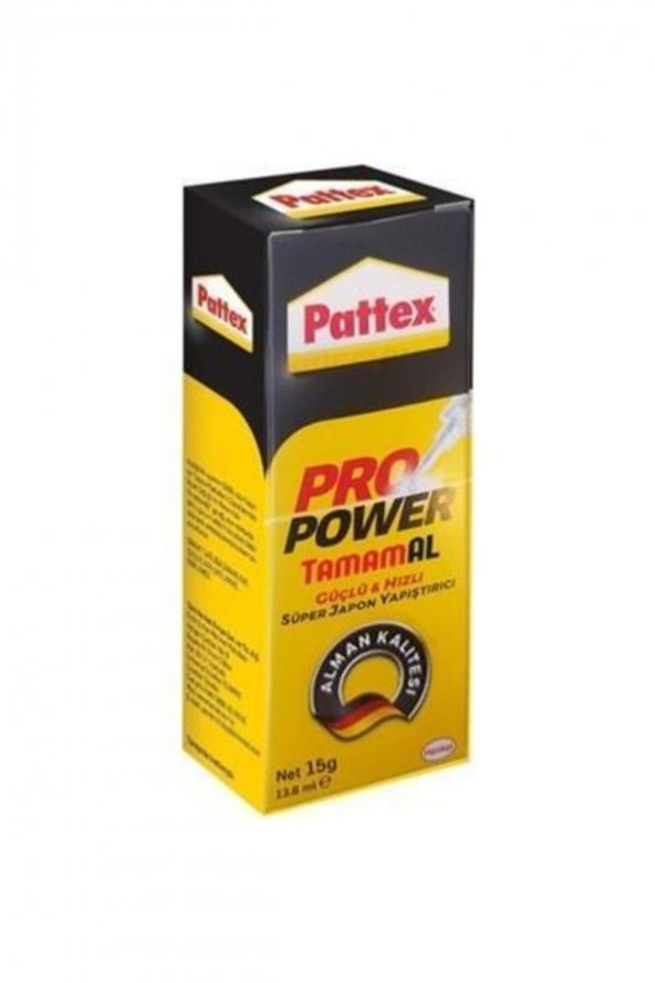 Pattex Pro Power Güçlü Hızlı Süper Japon Yapıştırıcı 15gr ürün görseli 1
