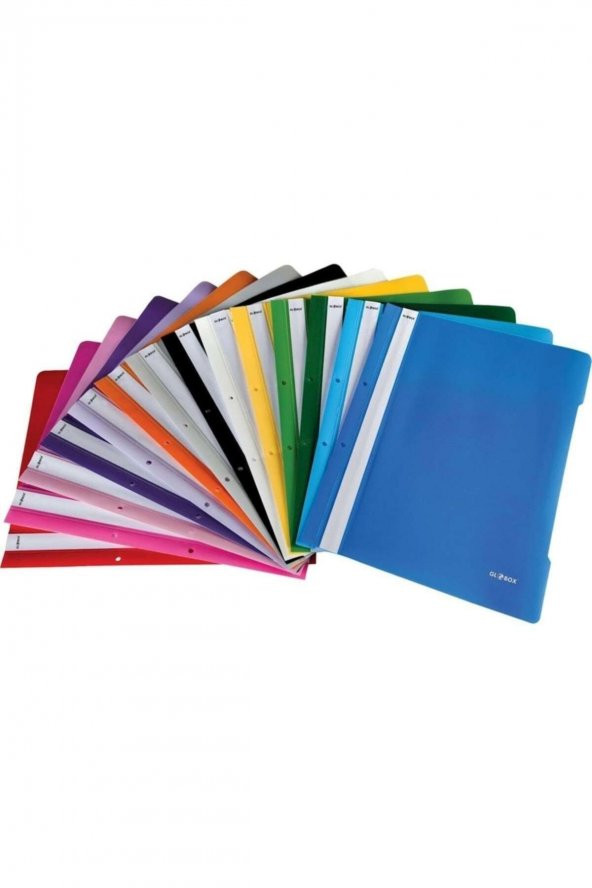 Globox Telli Dosya Plastik Mavi 6725 25 Li Pk ürün görseli 1