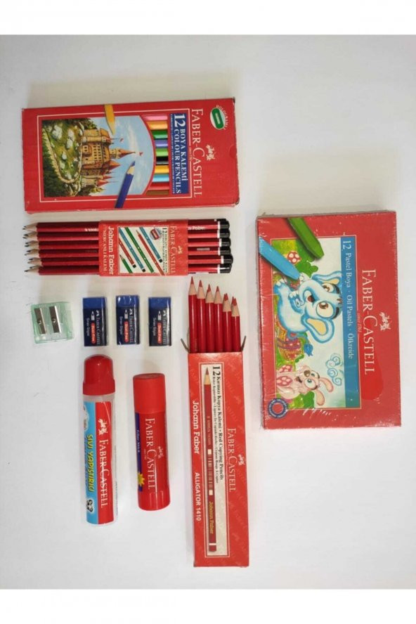 Faber Castell Öğrenci Seti 8 Parça ürün görseli 1