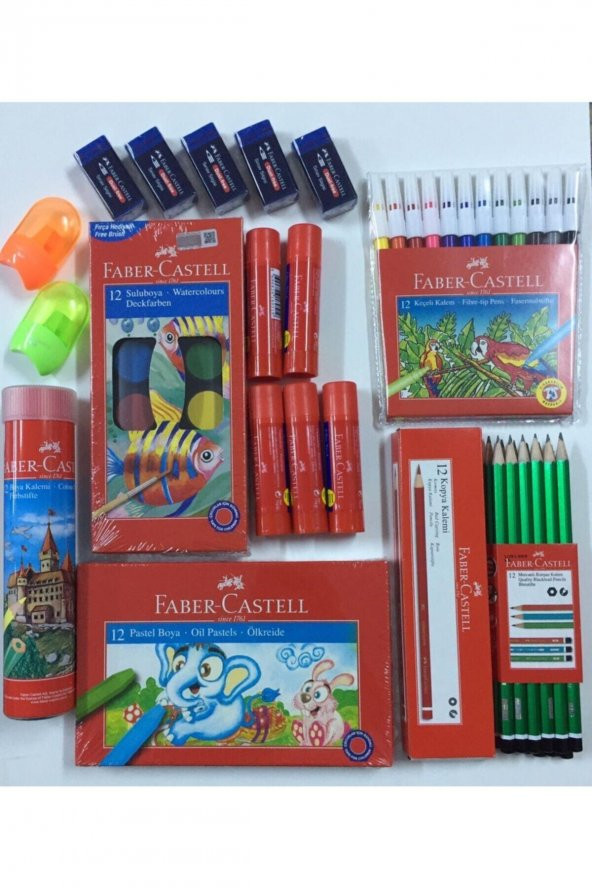 Faber Castell Kaliteli Okul Seti Full ürün görseli 1