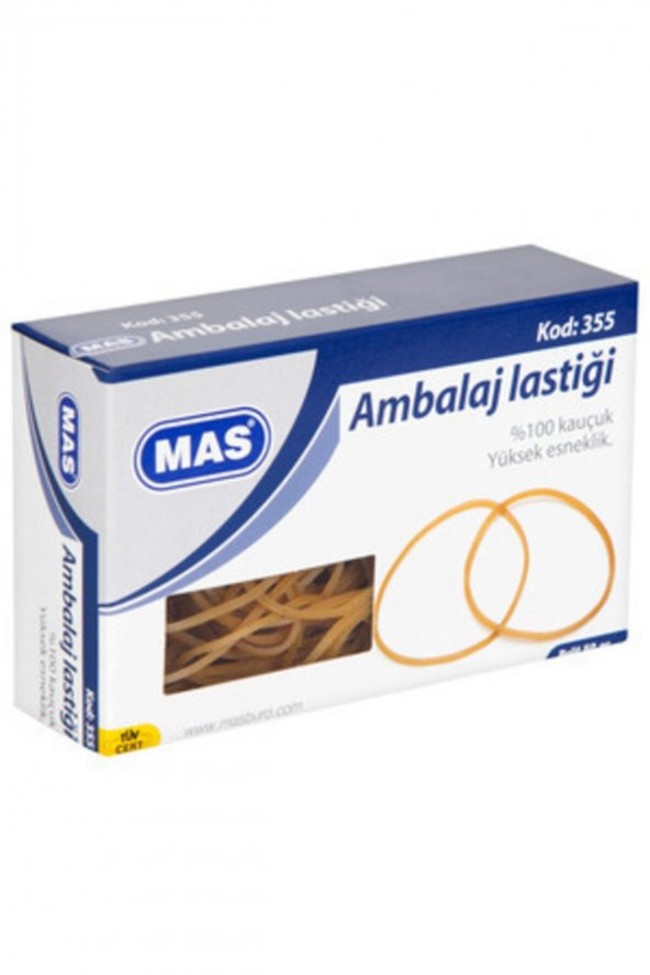 Mas 355 80/50 mm 50 gr 100 Kauçuk Ambalaj Lastiği ürün görseli 1