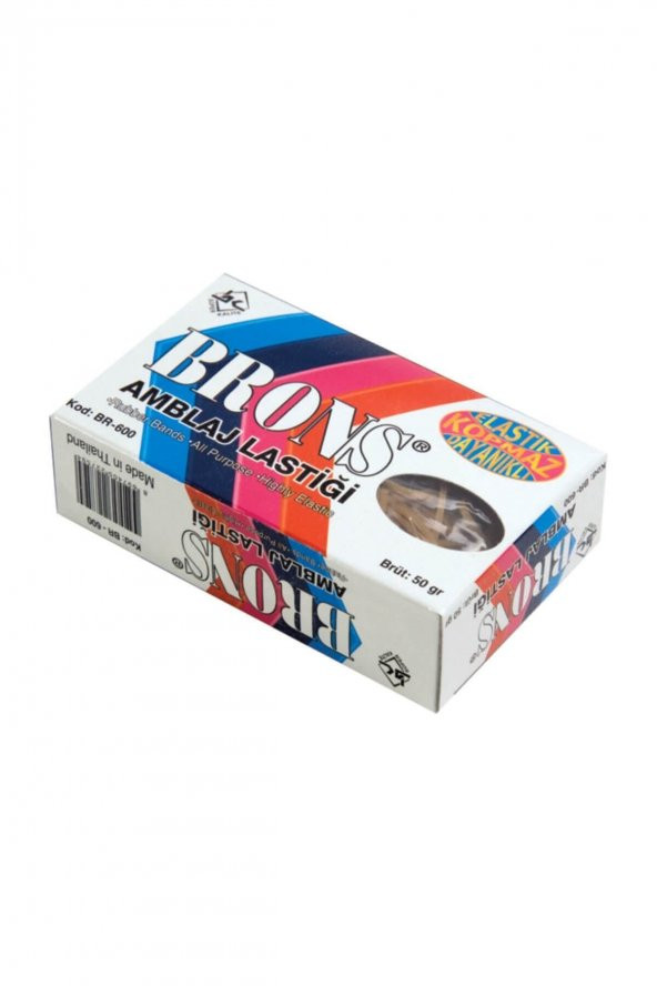 Brons Ambalaj Lastiği 50gr. (1 KUTU) ( Kırtasiye) ürün görseli 1