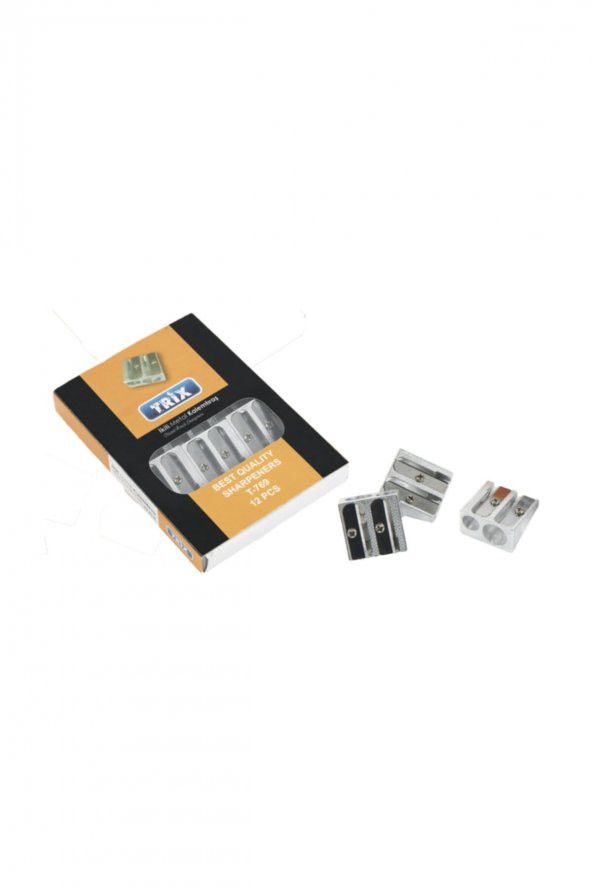 TRİX Metal 2li Kalemtraş ürün görseli 1