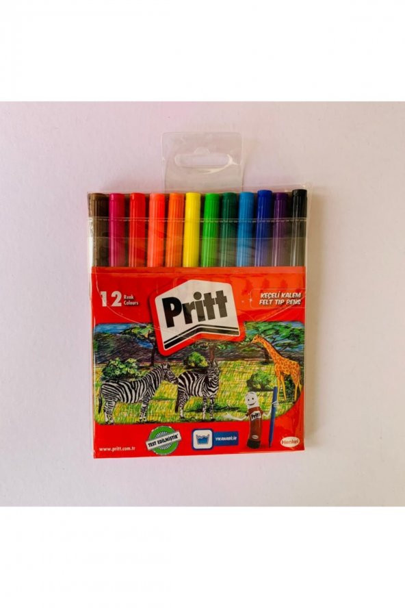 Pritt Yıkanabilir Keçeli Kalem 12li ürün görseli 1