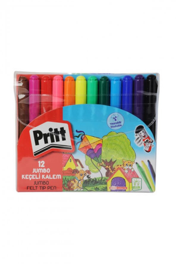 Pritt Pritt Jumbo Keçeli Kalem 12Li ürün görseli 1