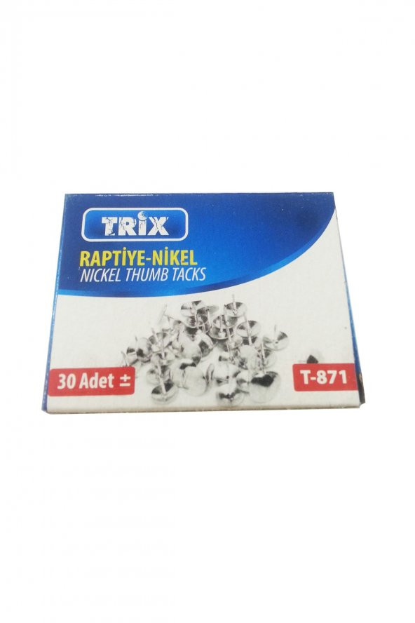 TRİX Raptiye Silver 5 Adet ürün görseli 1