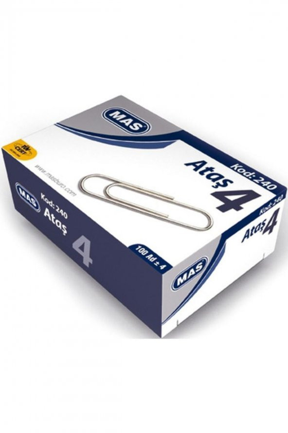 Mas Ataş No:4 Nikel Kaplı 100 Adet 240 40mm ürün görseli 1