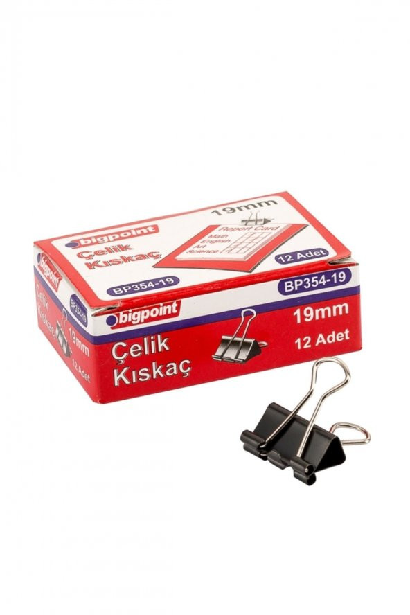 Bigpoint Çelik Kıskaç 19 mm 12 li ürün görseli 1