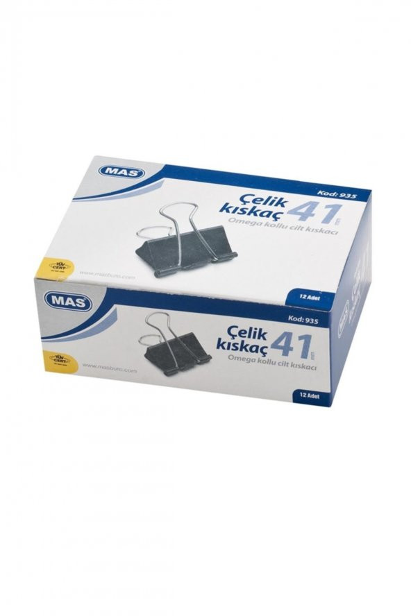 Mas 935 Omega Kıskaç Çelik 41 Mm 12li Paket ürün görseli 1