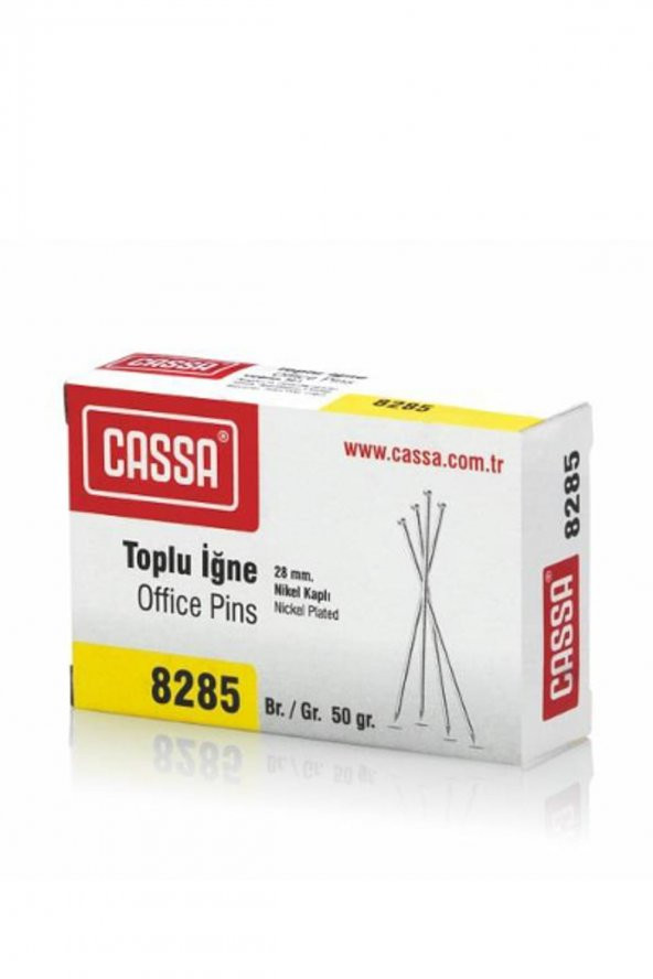Cassa 8285 Toplu İğne Nikel Kaplı 50gr ürün görseli 1