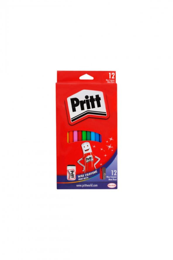 Pritt 12 Renk Silinebilir Kuru Boya Kalemi 1433960 ürün görseli 1