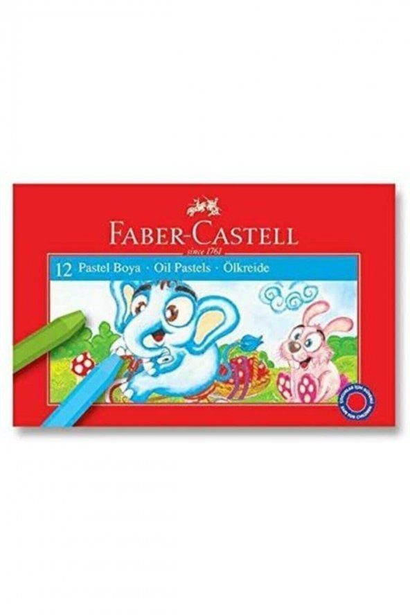 Faber Castell 12 Renk Pastel Boya ürün görseli 1