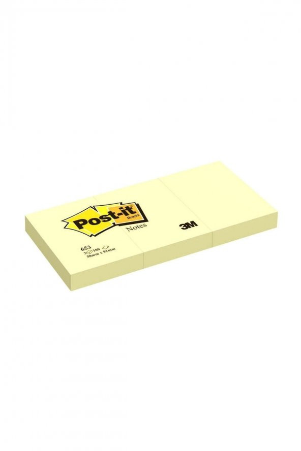3M Sarı Post-it 653 Not Kağıdı ürün görseli 1