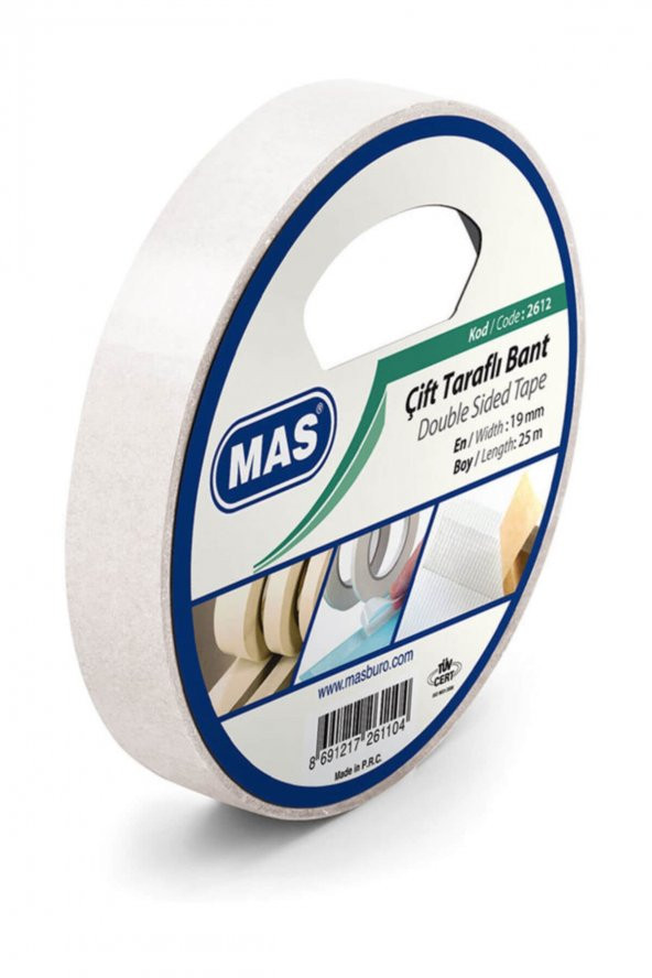 Mas Çift Taraflı Bant - 19X25 ürün görseli 1