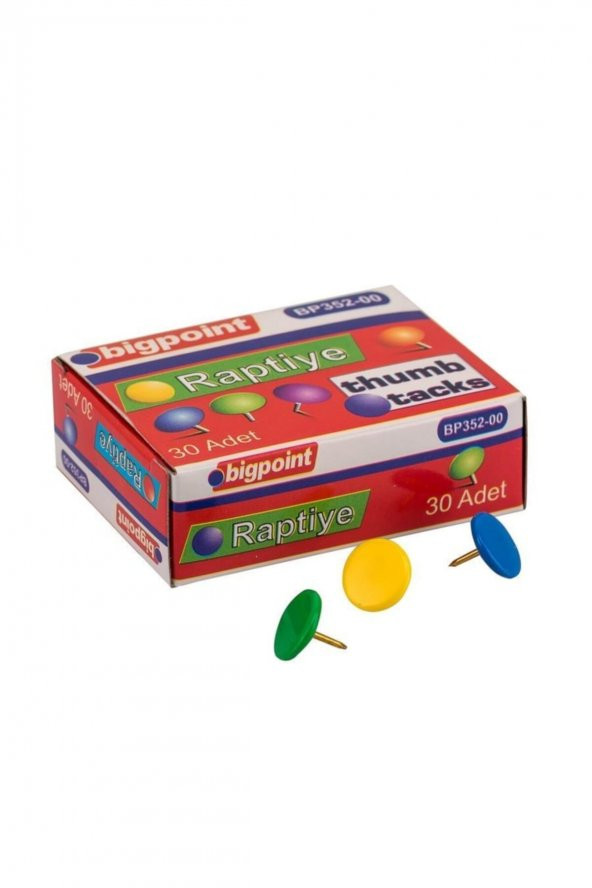 Bigpoint Renklı Raptıye Karısık Renklı ürün görseli 1