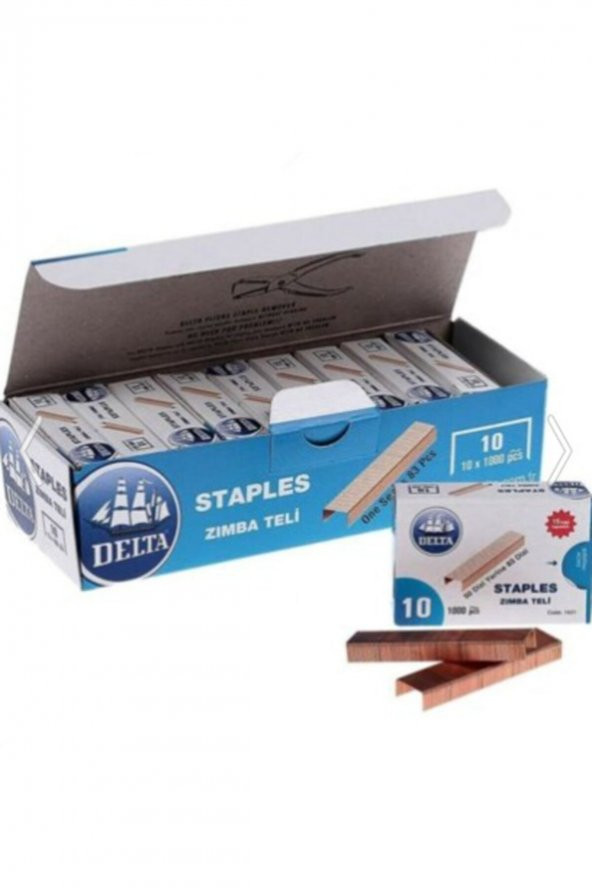 ÖZTEL ZIMBA Zımba Teli No: 10 Sarı (10lu Paket) ürün görseli 1
